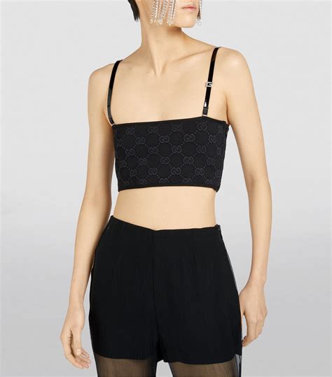 gucci crop top cheap|gucci cropped tops women.